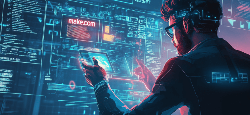 Автоматизация контент-маркетинга с ChatGPT и make.com: Как оптимизировать процесс создания и публикации контента быстрее и эффективнее