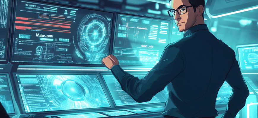 Безопасность данных в автоматизации контента: как Make.com поможет вашему бизнесу защититься от угроз