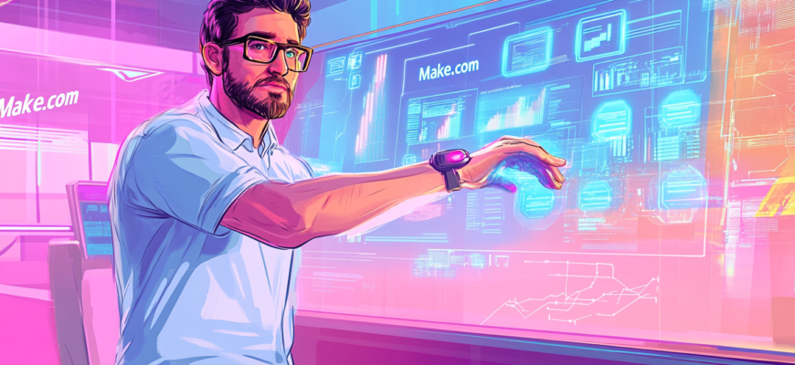 Искусственный интеллект в контекстной рекламе: как автоматизация через Make.com повышает эффективность и снижает затраты