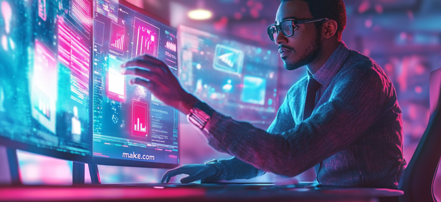 Искусственный интеллект в контент-маркетинге: Как make.com помогает оптимизировать стратегии в социальных сетях для максимального вовлечения аудитории