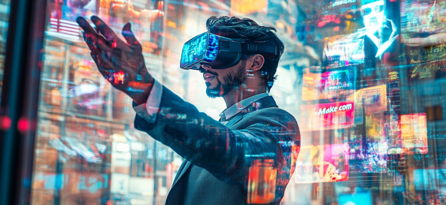 Как искусственный интеллект трансформирует маркетинг в VR и AR: секреты успеха с Make.com