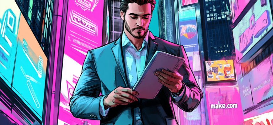 Превратите вашу рекламу в шедевр: Как Programmatic DOOH и ИИ меняют маркетинг с помощью make.com