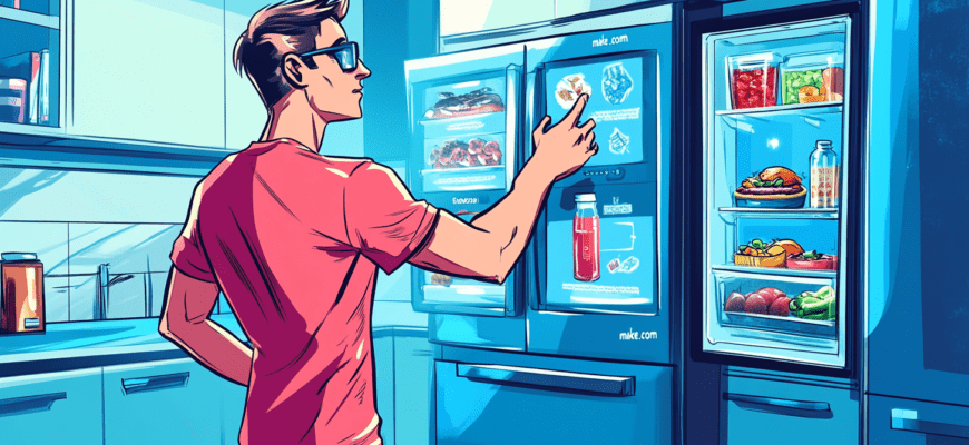 Как умные холодильники с ИИ меняют маркетинг и как сервис make.com может помочь в автоматизации этого процесса