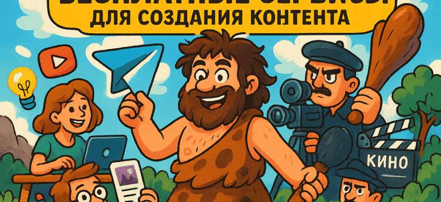 Бесплатные ИИ-сервисы для создания контента: как извлечь выгоду и не превратиться в робота
