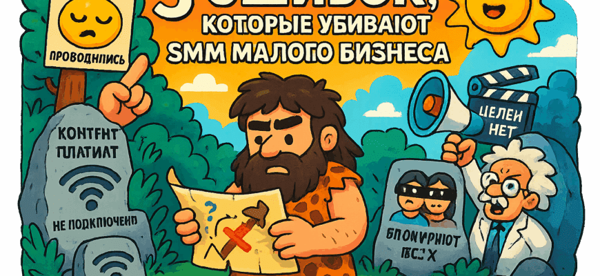 5 фатальных ошибок в SMM, которые убивают малый бизнес и как ИИ может их исправить