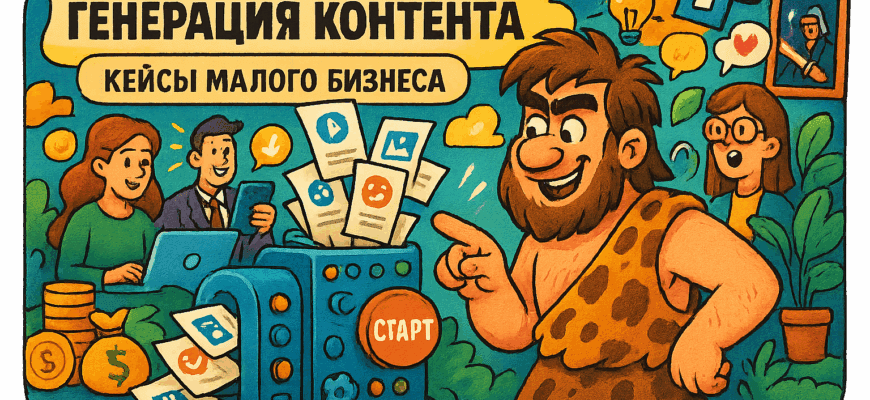 Автогенерация контента: как ИИ спасает малый бизнес от контентного краха