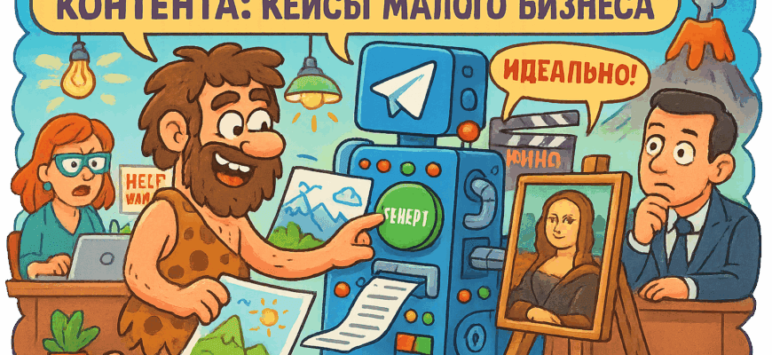 Автоматическая генерация контента: как малому бизнесу занять нишу с помощью ИИ и не умереть в конкурентной битве