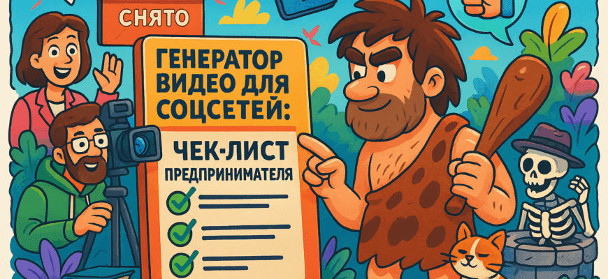 Генератор видео для соцсетей: секреты успешного контента, которые вы не найдете в учебниках