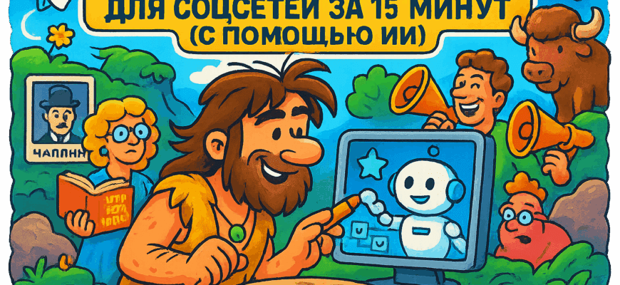 Как за 15 минут создать идеальный контент-план для соцсетей с помощью искусственного интеллекта