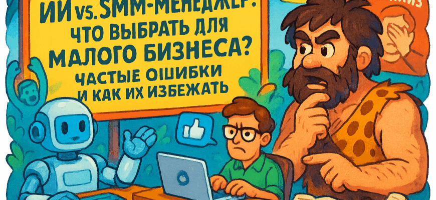 ИИ или SMM-менеджер: кто приведет ваш малый бизнес к успеху и как избежать главных ошибок?