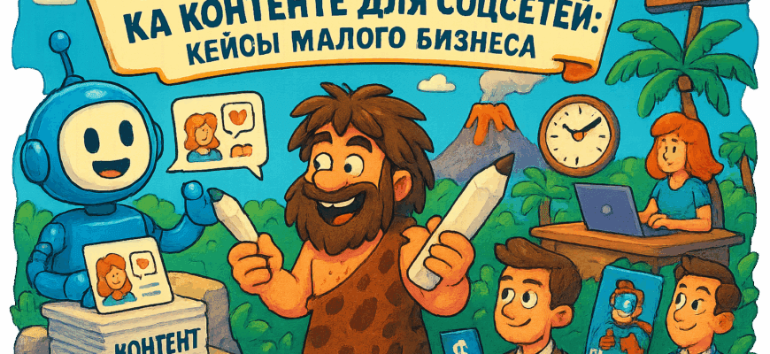 ИИ как супергерой малых бизнесов: как автоматизация контента экономит время и увеличивает продажи