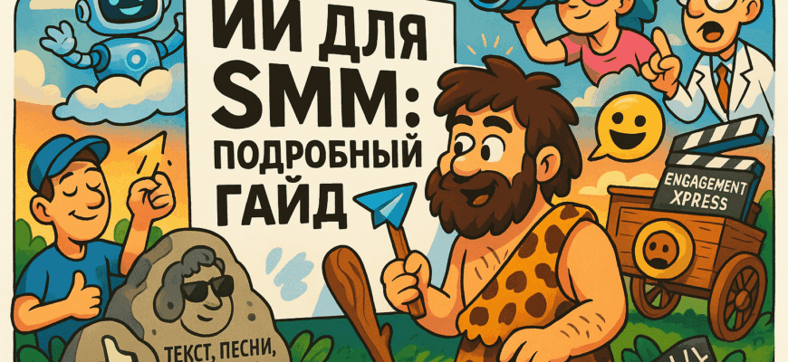 ИИ в SMM: как сделать бренд популярным и не утонуть в болоте однообразия