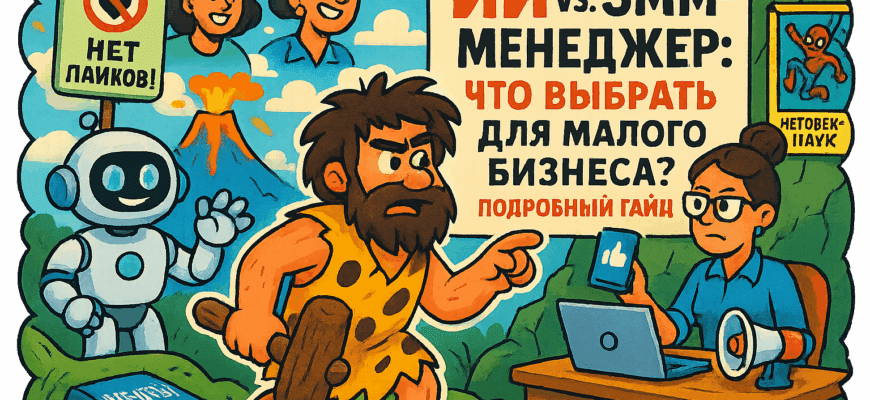Искусственный интеллект или SMM-менеджер: кого выбрать для роста вашего малого бизнеса?