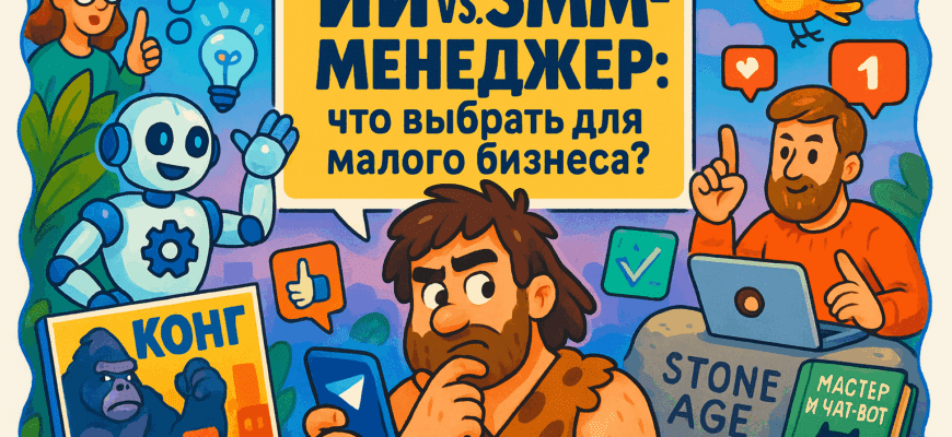 Искусственный интеллект или SMM-менеджер: кто победит в битве за внимание клиентов малого бизнеса?