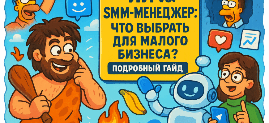 Искусственный интеллект против SMM-менеджера: кому отдать маркетинг малого бизнеса?
