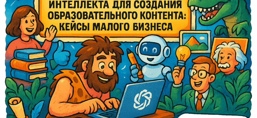 Искусственный интеллект в образовании: как маленькие бизнесы революционизируют контент за считанные минуты