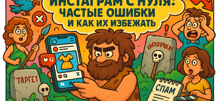 Как избежать распространённых ошибок в бизнесе на Instagram с помощью искусственного интеллекта и увеличить свою аудиторию с нуля