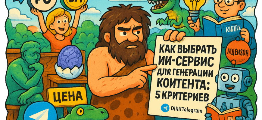 Как выбрать идеальный ИИ-сервис для генерации контента: 5 секретов, которые сэкономят ваш бюджет и время