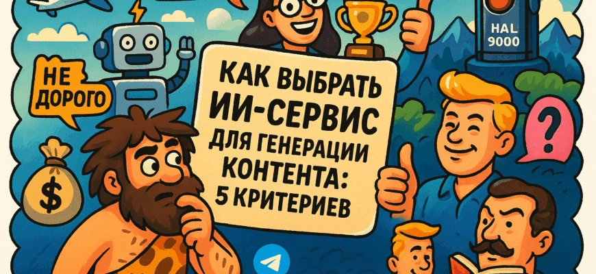 Как выбрать идеальный ИИ-сервис для генерации контента и не сойти с ума: 5 критических шагов к успеху