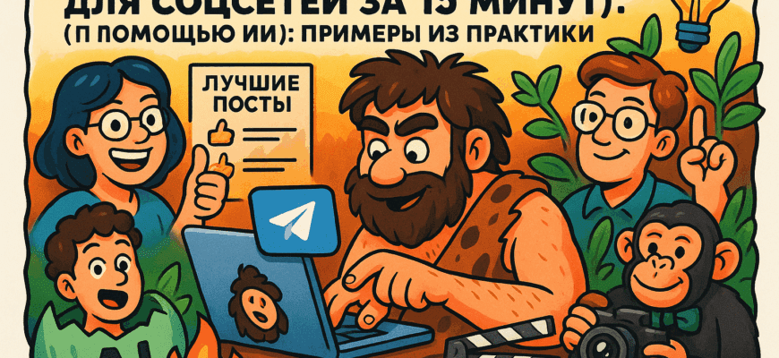 Как за 15 минут создать контент-план для соцсетей, используя ИИ – провокационные примеры и секреты эффективности