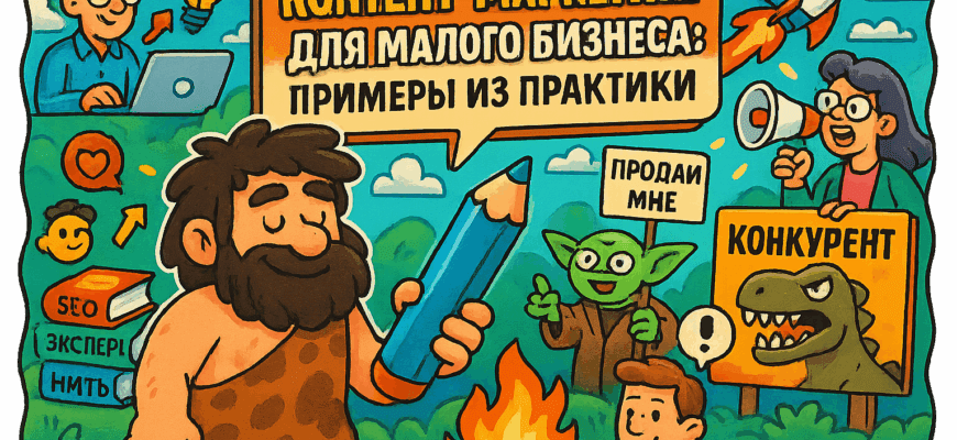 Контент-маркетинг для малого бизнеса: как искусственный интеллект делает вас гением контента без бюджета