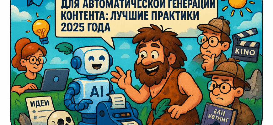 Обзор лучших инструментов для автоматического генерации контента с ИИ: что ждет маркетологов в 2025 году