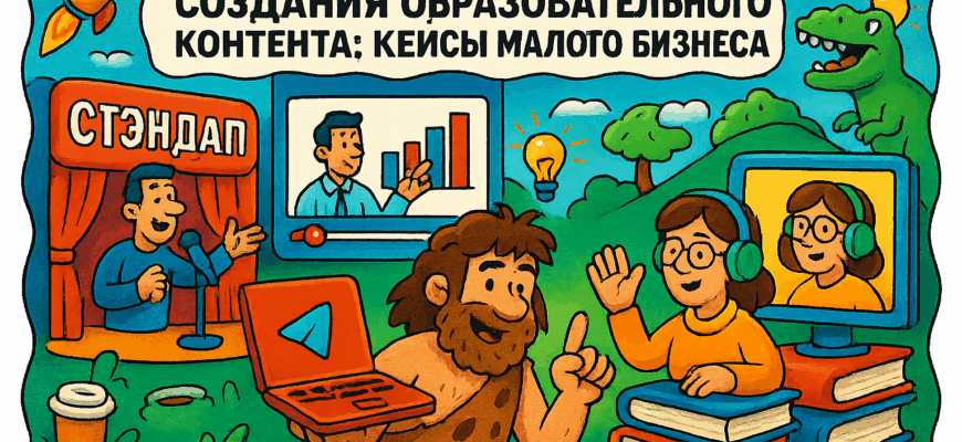 Онлайн-образование для малого бизнеса: Как ИИ меняет правила игры в создании контента