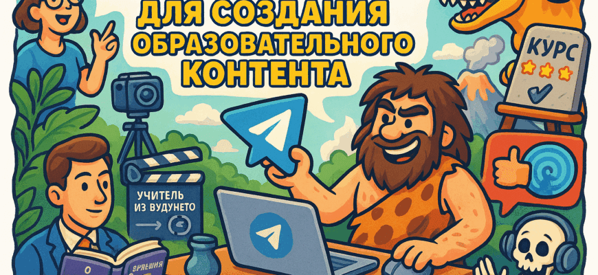 Онлайн-сервисы с ИИ: Как создать образовательный контент без усилий и нервов