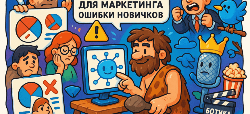 Ошибки новичков в использовании нейросетей в маркетинге и как их избежать: секреты успешного внедрения AI в бизнес