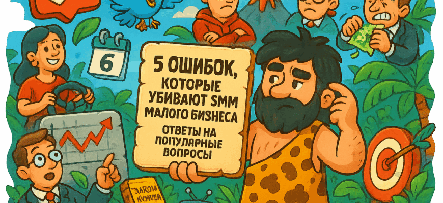 Ошибки в SMM, которые могут убить ваш бизнес: как их избежать с помощью ИИ