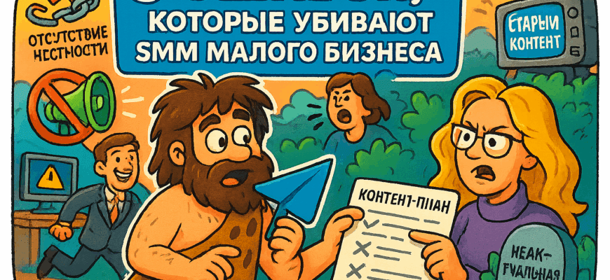 Ошибки в SMM малого бизнеса: как избежать провала и использовать ИИ для успеха