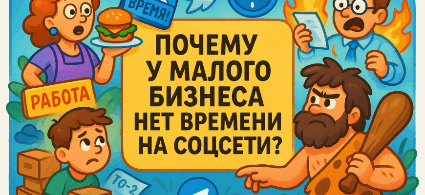 Почему у малого бизнеса нет времени на соцсети? Узнайте, как ИИ изменит ваши подходы к маркетингу!