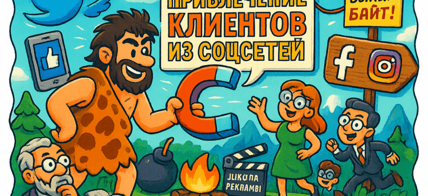 Привлечение клиентов из соцсетей с помощью ИИ: секреты успеха и гениальные стратегии автоматизации