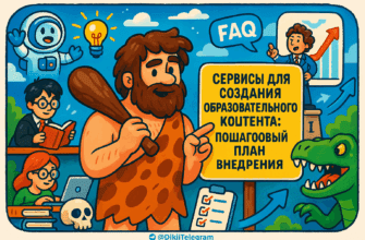 Сервисы ИИ в образовании: как создать крутейший контент и не сойти с ума от технологий