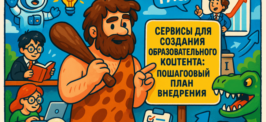 Сервисы ИИ в образовании: как создать крутейший контент и не сойти с ума от технологий