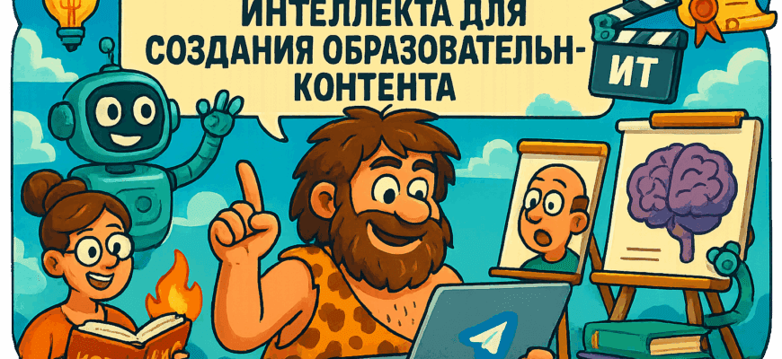 Сервисы ИИ в образовании: как сократить время создания контента на 50% и изменить обучение навсегда