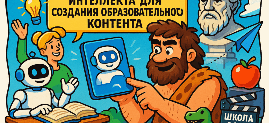 Сервисы ИИ для создания образовательного контента: как автоматизация меняет подход к обучению