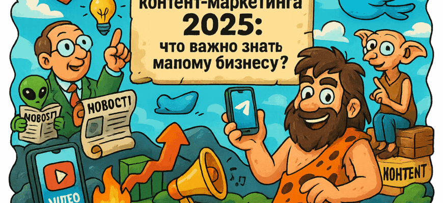 Тренды контент-маркетинга 2025: как малому бизнесу выжить и процветать с помощью ИИ и креативности