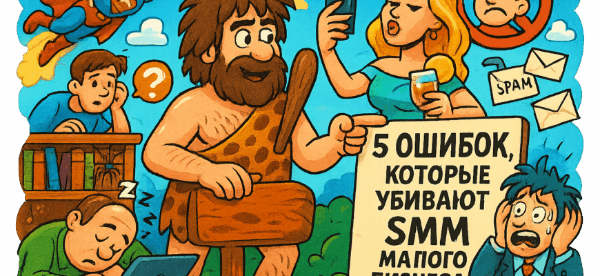 5 фатальных ошибок в SMM малого бизнеса: как ИИ спасет ваш контент от исчезновения в ленте