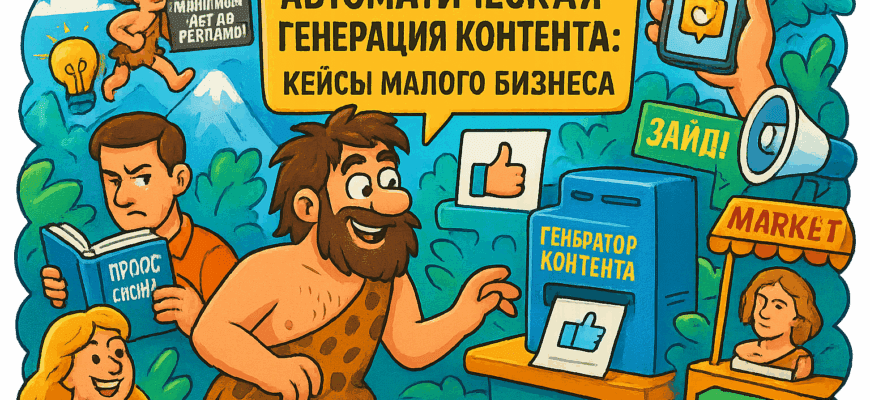 Автоматическая генерация контента для малого бизнеса: как ИИ спасёт вас от рутинной работы