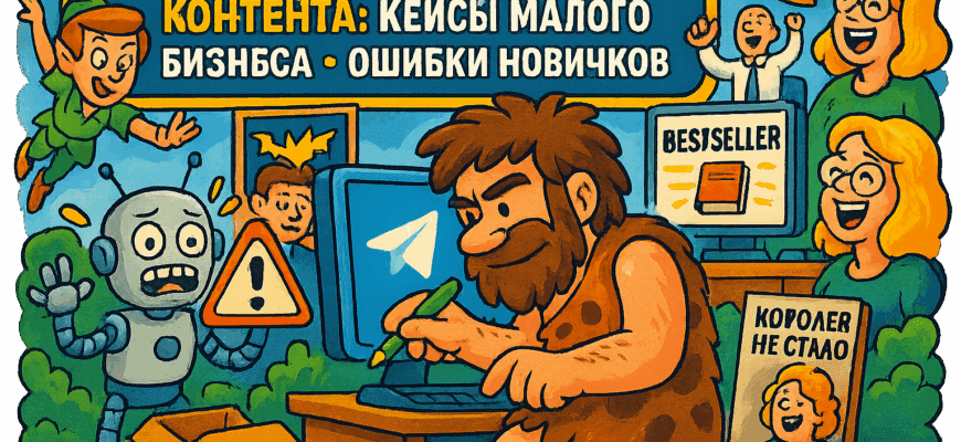 Автоматическая генерация контента: как ИИ спасает малый бизнес от рутины и ошибок новичков