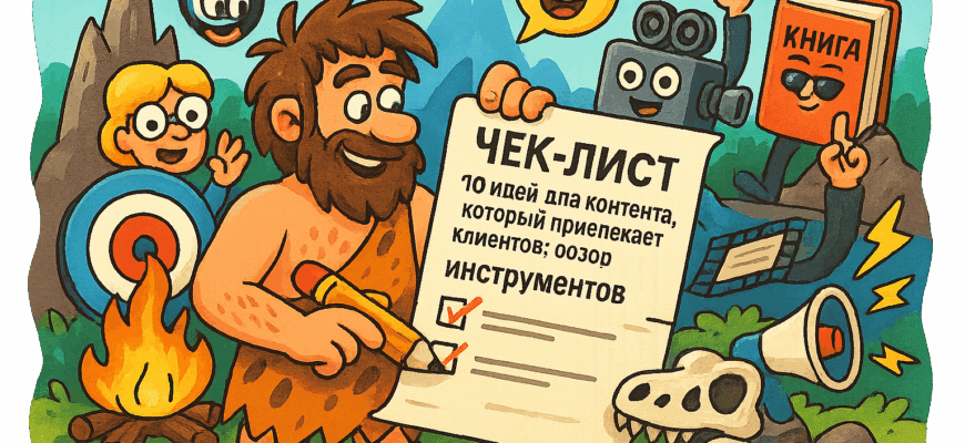Чек-лист: 10 гениальных идей контента для привлечения клиентов с помощью искусственного интеллекта