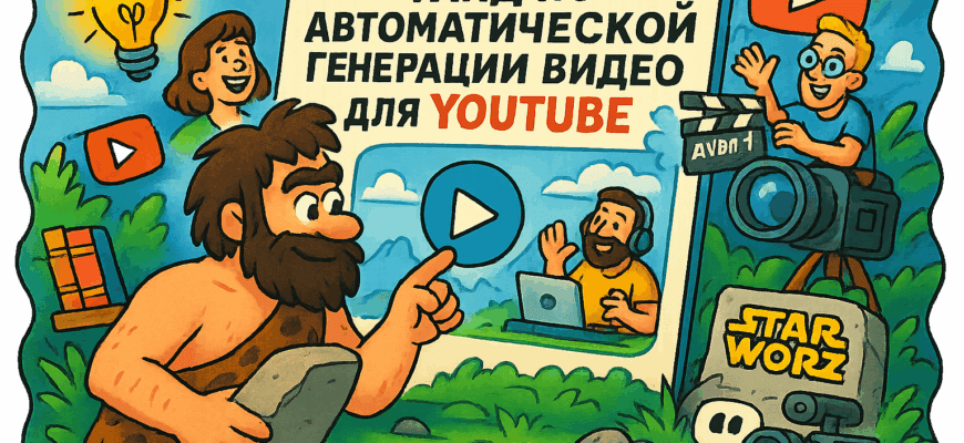 Гайд по быстрой автоматической генерации вирусных видео для YouTube с помощью искусственного интеллекта