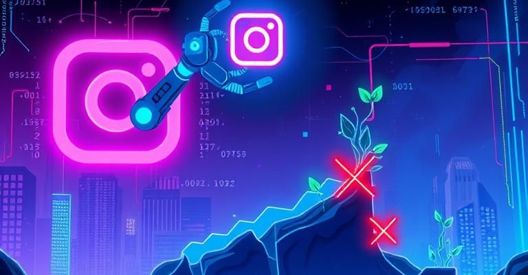 Как искусственный интеллект спасает ваш бизнес-аккаунт в Instagram от краха и выводит на вершину успеха