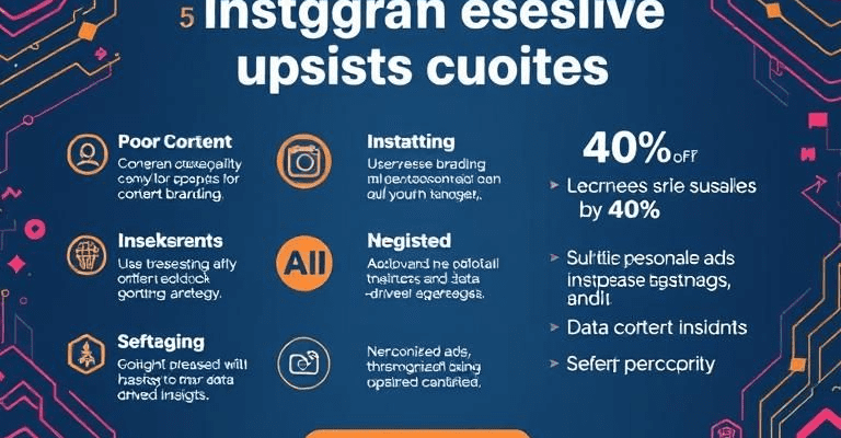 Как избежать 5 ужасных ошибок в Instagram для бизнеса с помощью ИИ и увеличить продажи на 40%