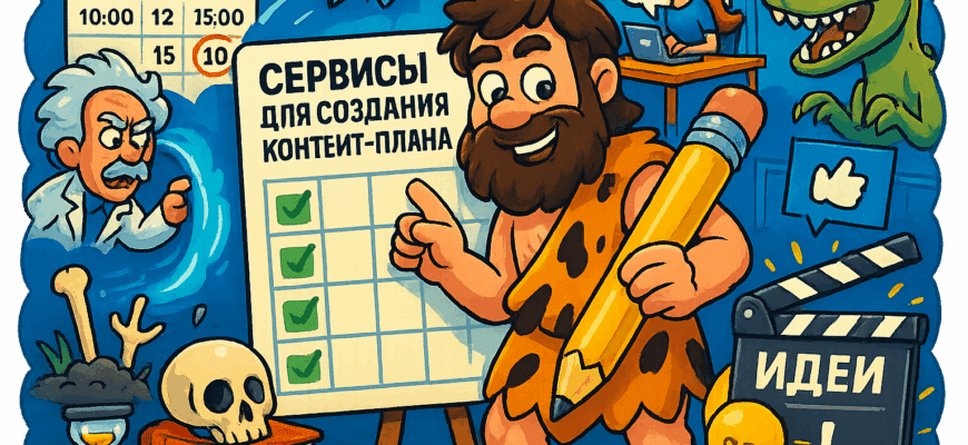 Создание контент-плана с AI: как превратить рутину в искусство и выстрелить в хайп