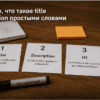 Карточки Title, Description и H1 на столе: что такое мета-теги простыми словами