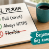 Чеклист SSL на блокноте: Full strict вместо Flexible