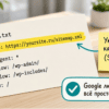 robots.txt и ссылка Sitemap на светлом столе: найдите одну настоящую карту сайта