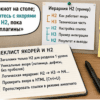 Блокнот: якорь HTML у заголовка и порядок H2 H3 в WordPress